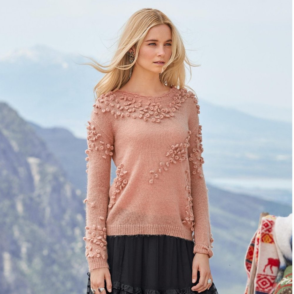 Sundance Windsome Ways Pullover Mohair Sweater